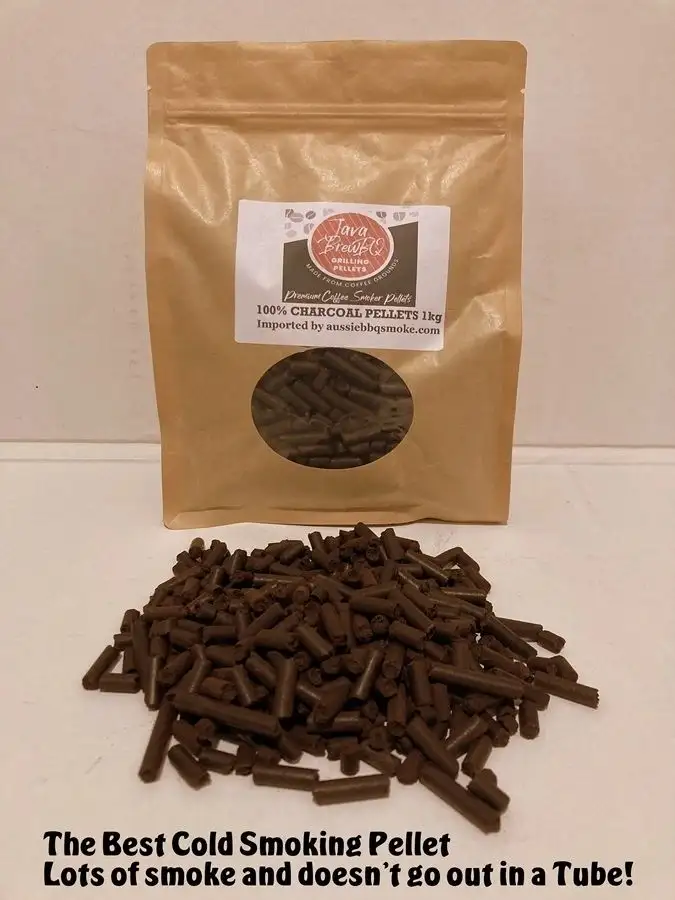 1kg CHARCOAL BBQ SMOKER PELLETS. The Best Cold Smoking Pellet!