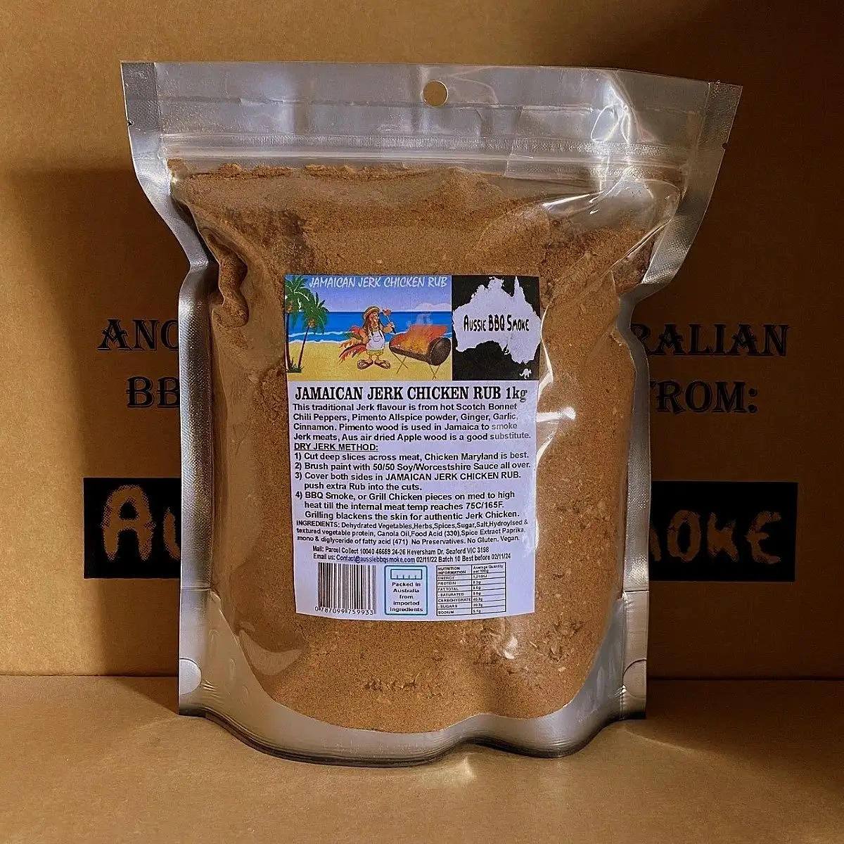 Jamaican Jerk Rub BULK 1kg Bag!