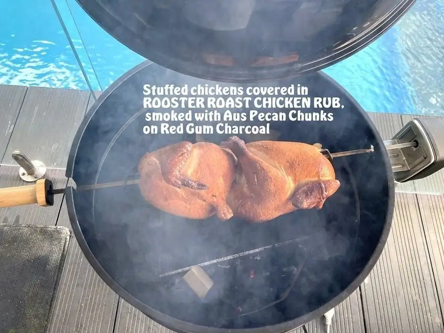 ROOSTER ROAST CHICKEN RUB 250g Bag. Our Gourmet Smokey Chicken Salt - Image 2
